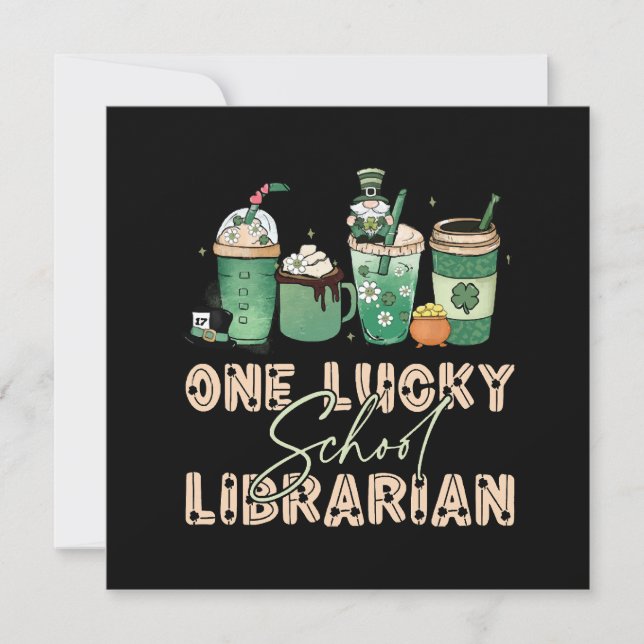 St. Patrick Dag Gelukkige Bibliothecaris (Voorkant)