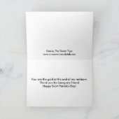 St. Patrick Dag Gracey Feestdagen Kaart (Binnen)