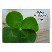 ST. PATRICK DAG IRISH LUCK-kaart (Voorkant Horizontaal)