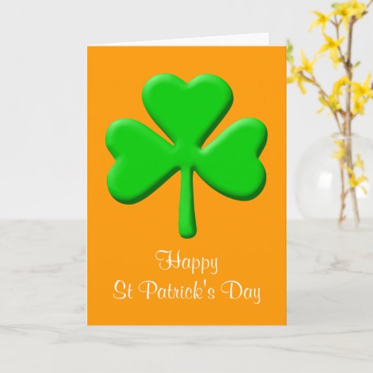 St Patrick Dag Kaart (Gele Bloem)