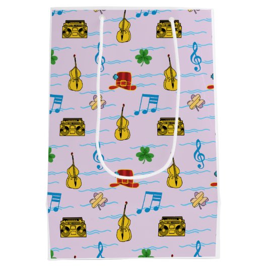 St. Patrick-dag Medium Cadeauzakje (Achterkant)