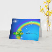 St. Patrick Dag - Pot van Goud Kaart (Gele Bloem)