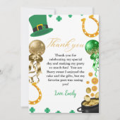 St Patrick dag Shamrock Verjaardag Dank u Kaart (Voorkant)