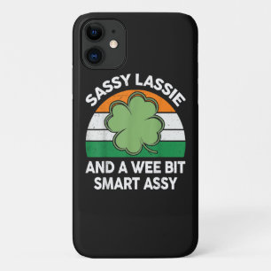 St. Patrick Dag Vrolijke Meid Grappige Shamrock Ie Case-Mate iPhone Case