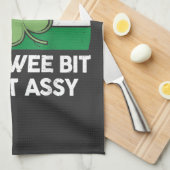 St. Patrick Dag Vrolijke Meid Grappige Shamrock Ie Theedoek (Quarter Fold)