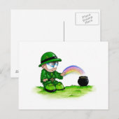 St. Patrick day Briefkaart (Voorkant / Achterkant)