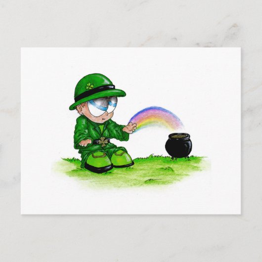 St. Patrick day Briefkaart (Voorkant)