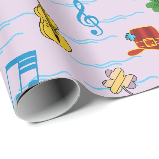 St. Patrick day Cadeaupapier (Rol Hoek)