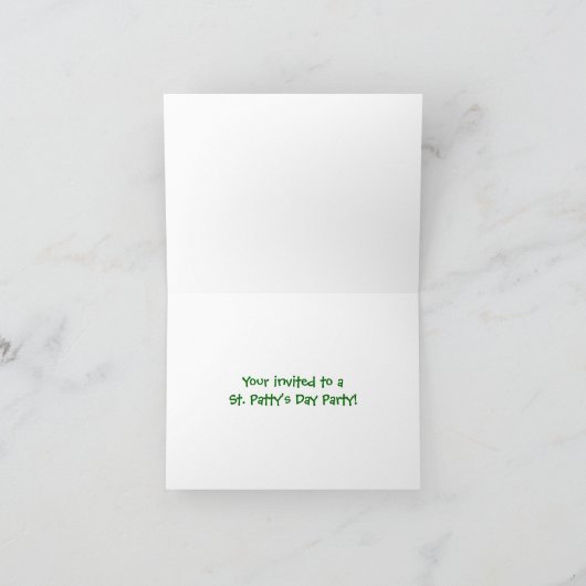 St. Patrick Day-Card (Binnen)
