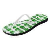 St Patrick Day. Clover shamrock. Teenslippers (Schuin)