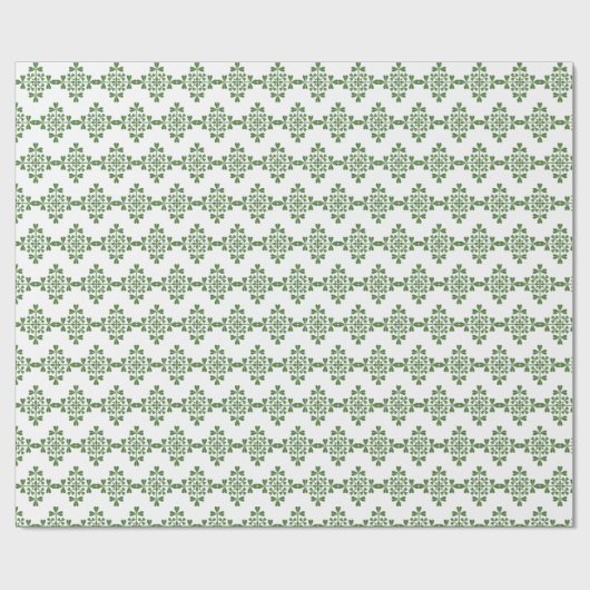 St. Patrick Day Clovers Shamrocks Irish Green Cadeaupapier (Vlak)
