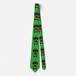 St. Patrick Day Dachshund Cartoon 4 Stropdas