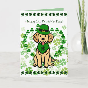 St. Patrick Day de Cartoon van het Golden Kaart
