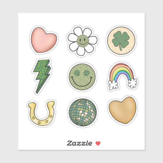 St. Patrick Day Fun Sticker (Vel)