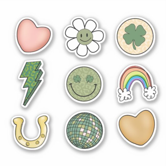 St. Patrick Day Fun Sticker (Voorkant)