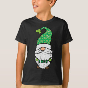 St Patrick Day Gnome Lucky Saint Paddys Mannen T-shirt