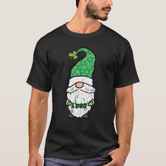 St Patrick Day Gnome Lucky Saint Paddys Pattys Men T-shirt (Voorkant)