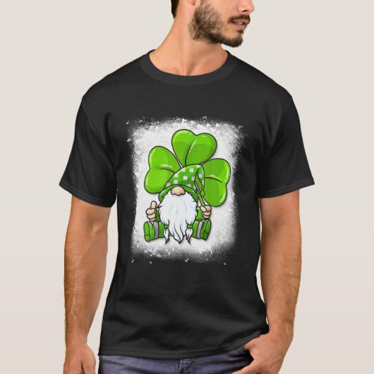 St. Patrick Day Gnomes For Women Gnome Shamrock Gi T-shirt (Voorkant)