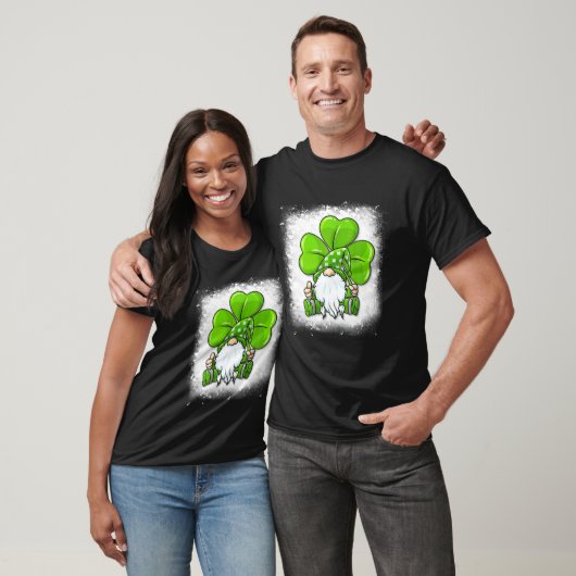 St. Patrick Day Gnomes For Women Gnome Shamrock Gi T-shirt (Unisex)