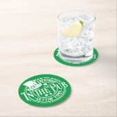 St. Patrick Day - Grappige Tipsy Tavern Onderzette Ronde Kartonnen Onderzetter (Insitu)