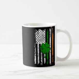 St Patrick Day Irish American Flag Retro Saint Pat Koffiemok