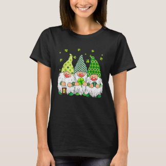 St. Patrick Day Irish Gnomes Leprechauns Funky St  T-shirt