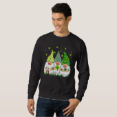 St. Patrick Day Irish Gnomes Leprechauns Funky St  Trui (Voorkant volledig)