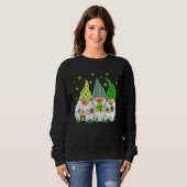 St. Patrick Day Irish Gnomes Leprechauns Funky St  Trui (Voorkant volledig)