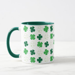 St. Patrick Day Irish Green Shamrocks Mok