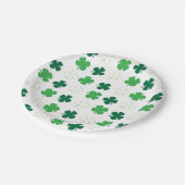 St. Patrick Day Irish Green Shamrocks Papieren Bordje (Gekanteld)