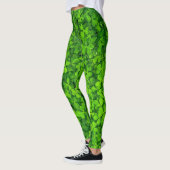 St. Patrick Day Irish Shamrock Clovers Green Leggings (Links)