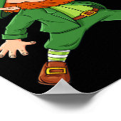 St Patrick Day Leprechaun Basketball Lucky Boys G Poster (Hoek)