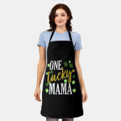 St Patrick Day Lucky Mama Schort (Gedragen)