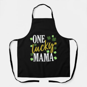 St Patrick Day Lucky Mama Schort