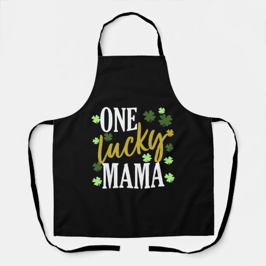 St Patrick Day Lucky Mama Schort (Voorkant)