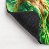 St Patrick Day mystieke prinses klaver magie Muismat (Hoek)