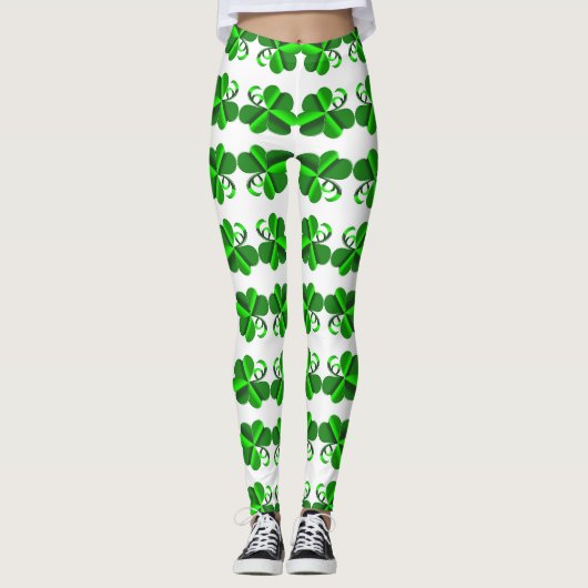 St Patrick Day. Omloopelement Leggings (Voorkant)