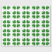 St Patrick Day. Omlooppatroon Cadeaupapier (Vlak)
