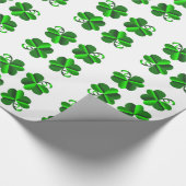 St Patrick Day. Omlooppatroon Cadeaupapier (Hoek)