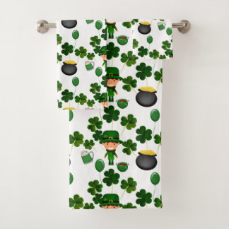 St. Patrick Day Pattern Bad Handdoek