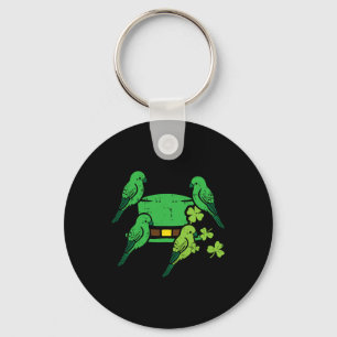 St Patrick Day Pet Birds Saint Paddys Kardinale Ma Sleutelhanger