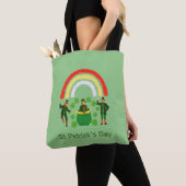 St Patrick' Day  Shamrock Regenboog St Patrick's D Tote Bag (Dichtbij)