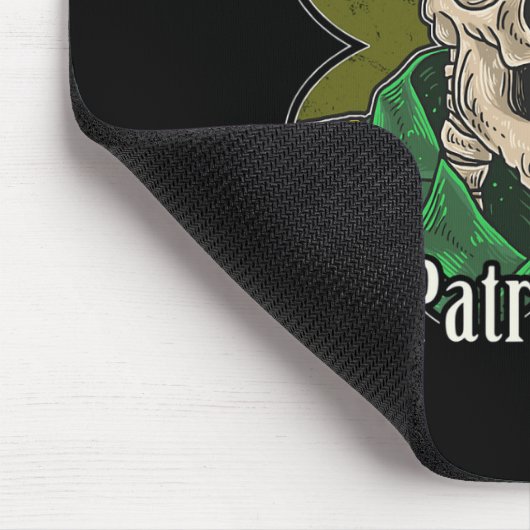 St. Patrick Day Skeleton Clover Fun Sarcastisch Muismat (Hoek)