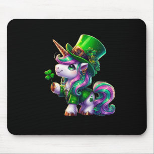 St. Patrick Day T-shirts Ierse Eenhoorn Meisjes Ki Muismat