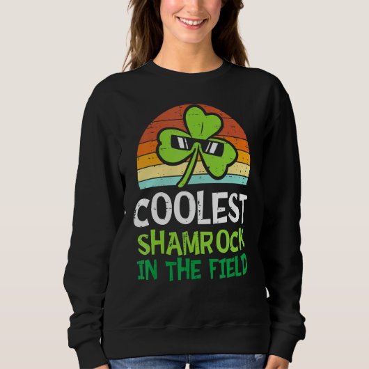 St Patrick Day Toddler Boys Saint Paddys Coolest Trui (Voorkant)