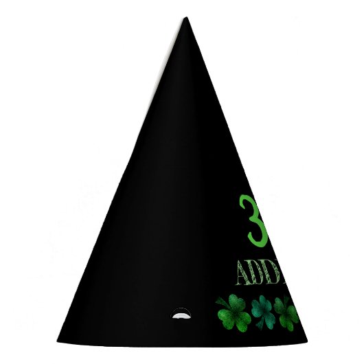 St Patrick Day Verjaardag Lets party shamrock Feesthoedjes (Links)
