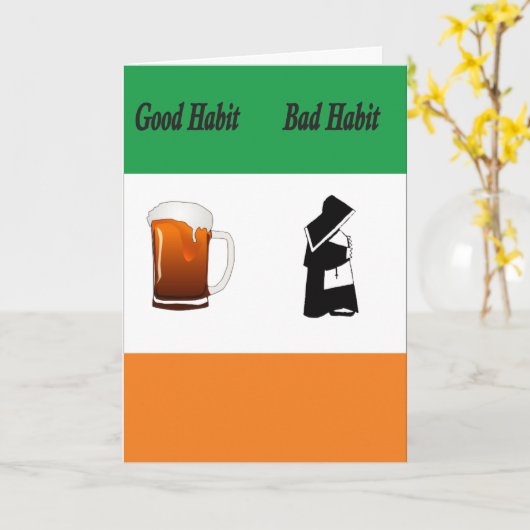 St. Patrick de Aanmoediging van de Dag Kaart (Gele Bloem)