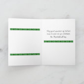 St. Patrick de Ierse zegen van Ierland van de Dag Kaart (Binnen)