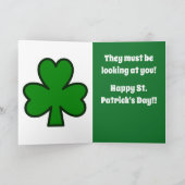 St. Patrick de Kaart die van de Dag een KOELE kat (Binnen)