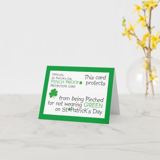 St. Patrick de Kaart van de Bescherming van het (Gele Bloem)